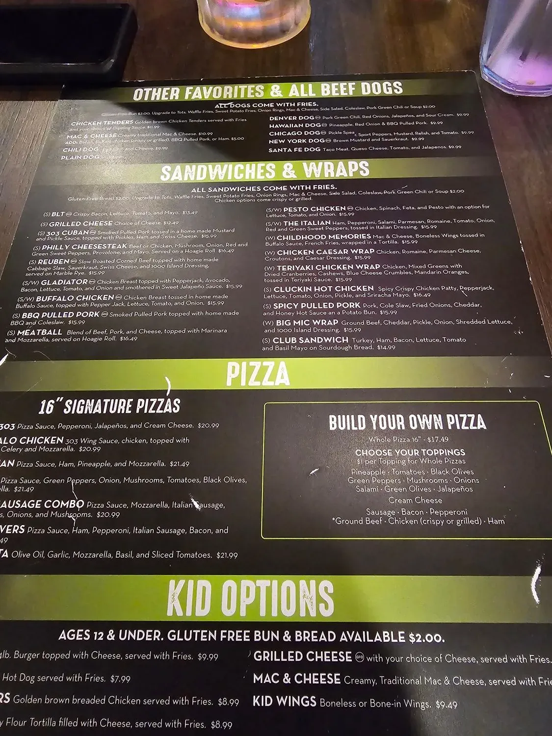 Menu 3