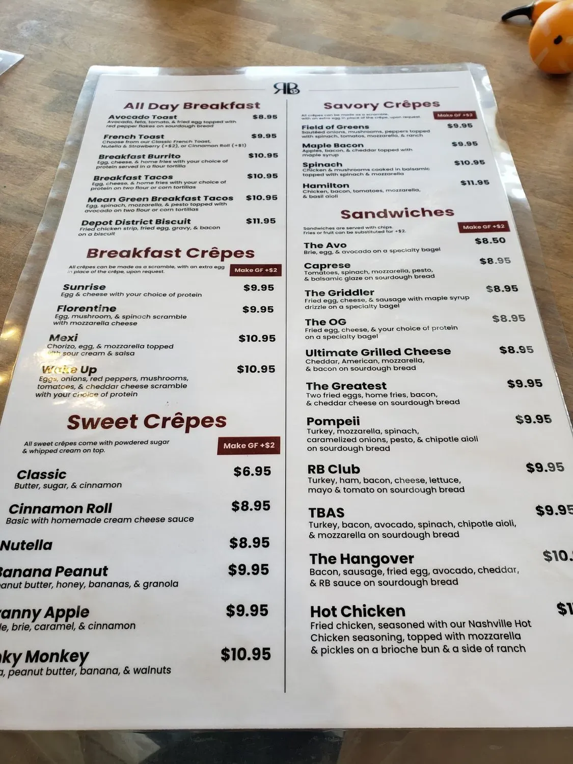 Menu 4