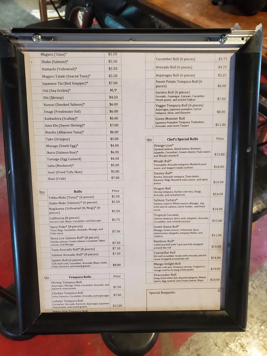 Menu 2