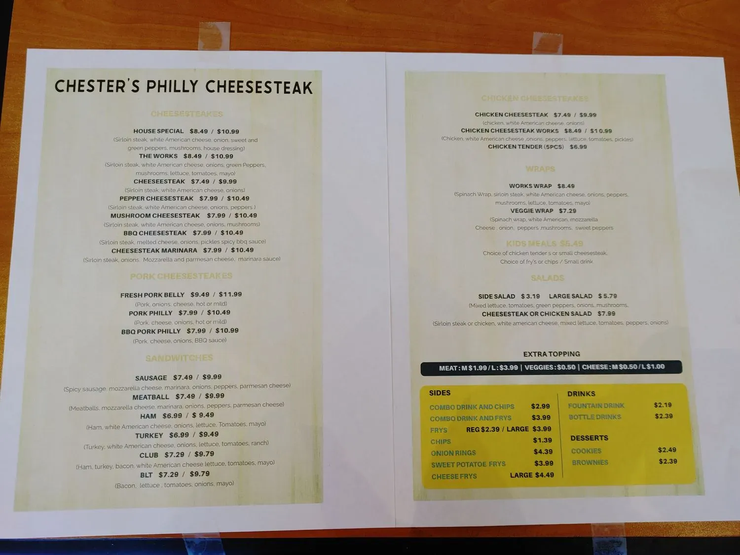 Menu 4