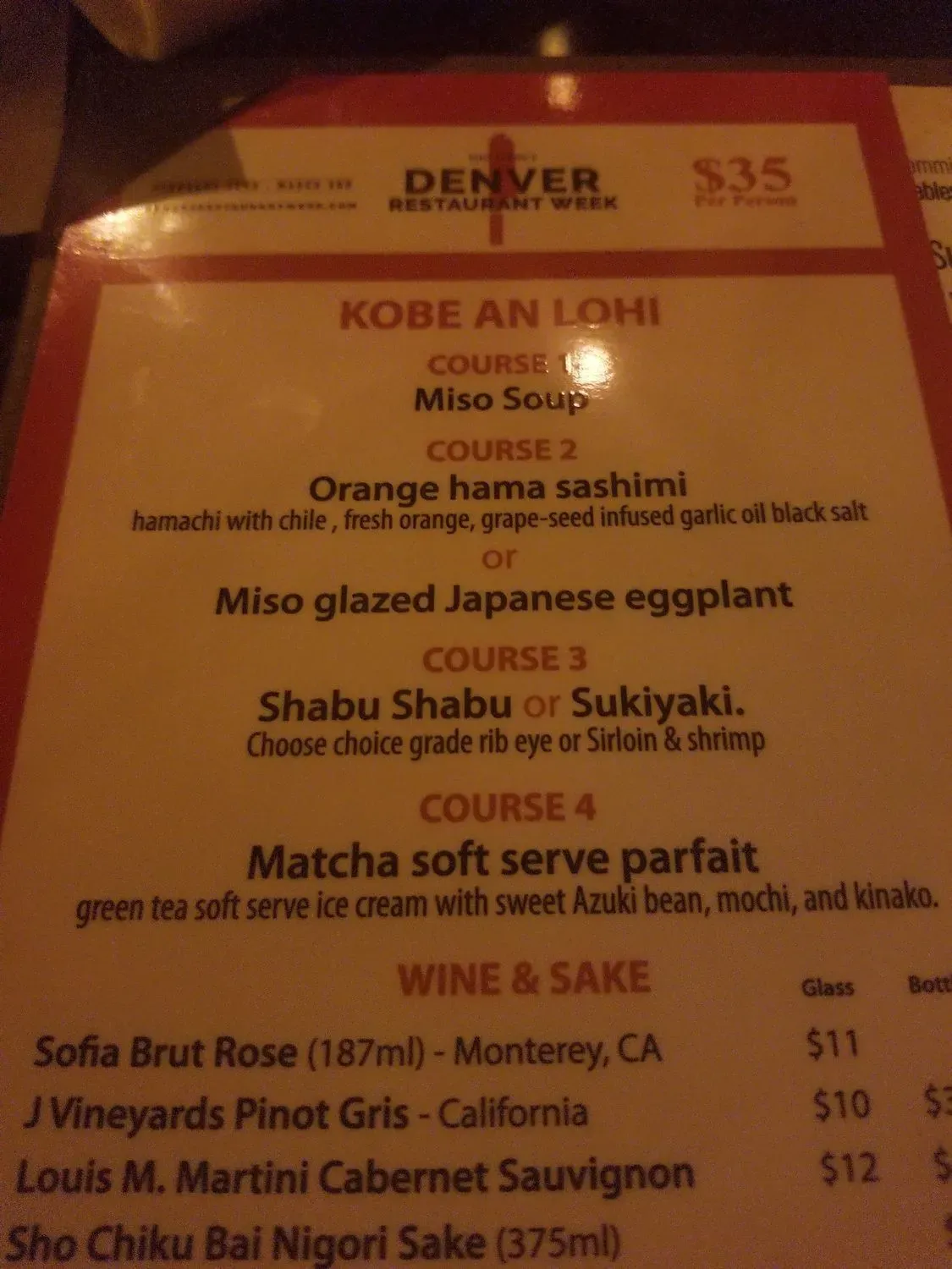 Menu 5