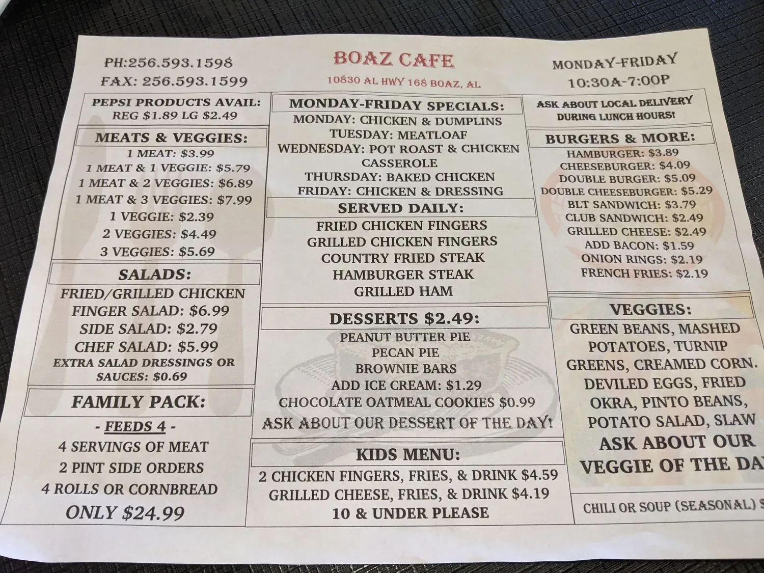 Menu 2