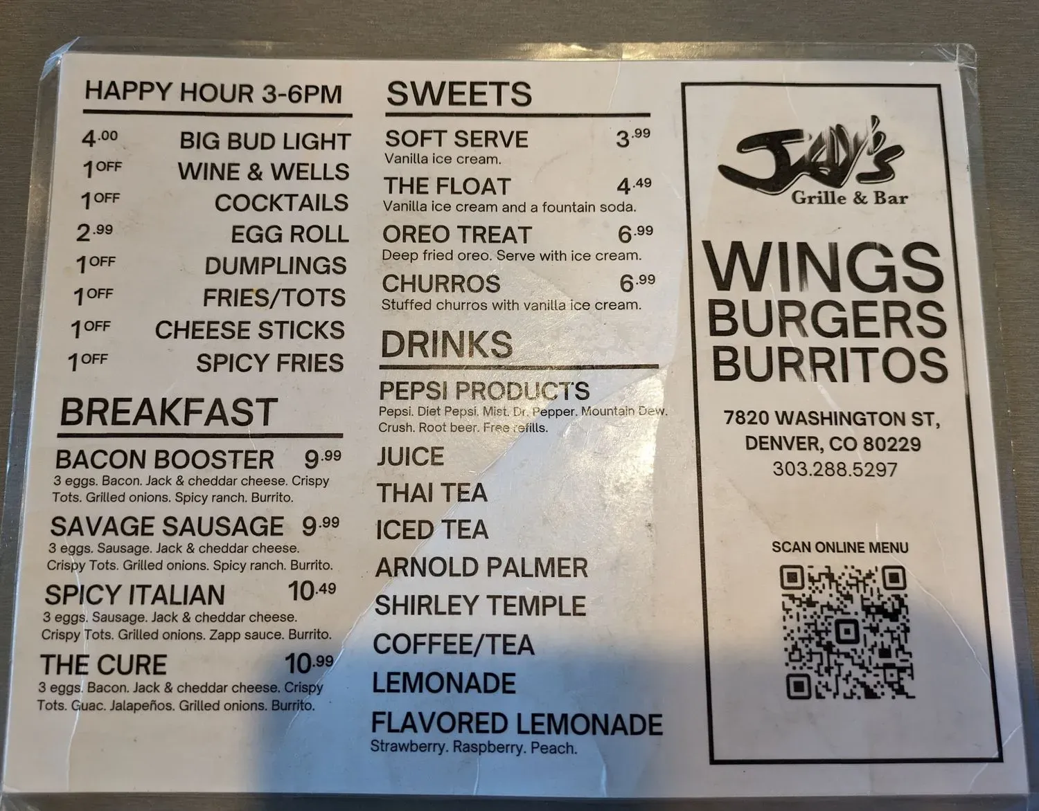 Menu 3