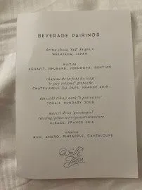 The Wolf's Tailor Menu - Updated November 2025