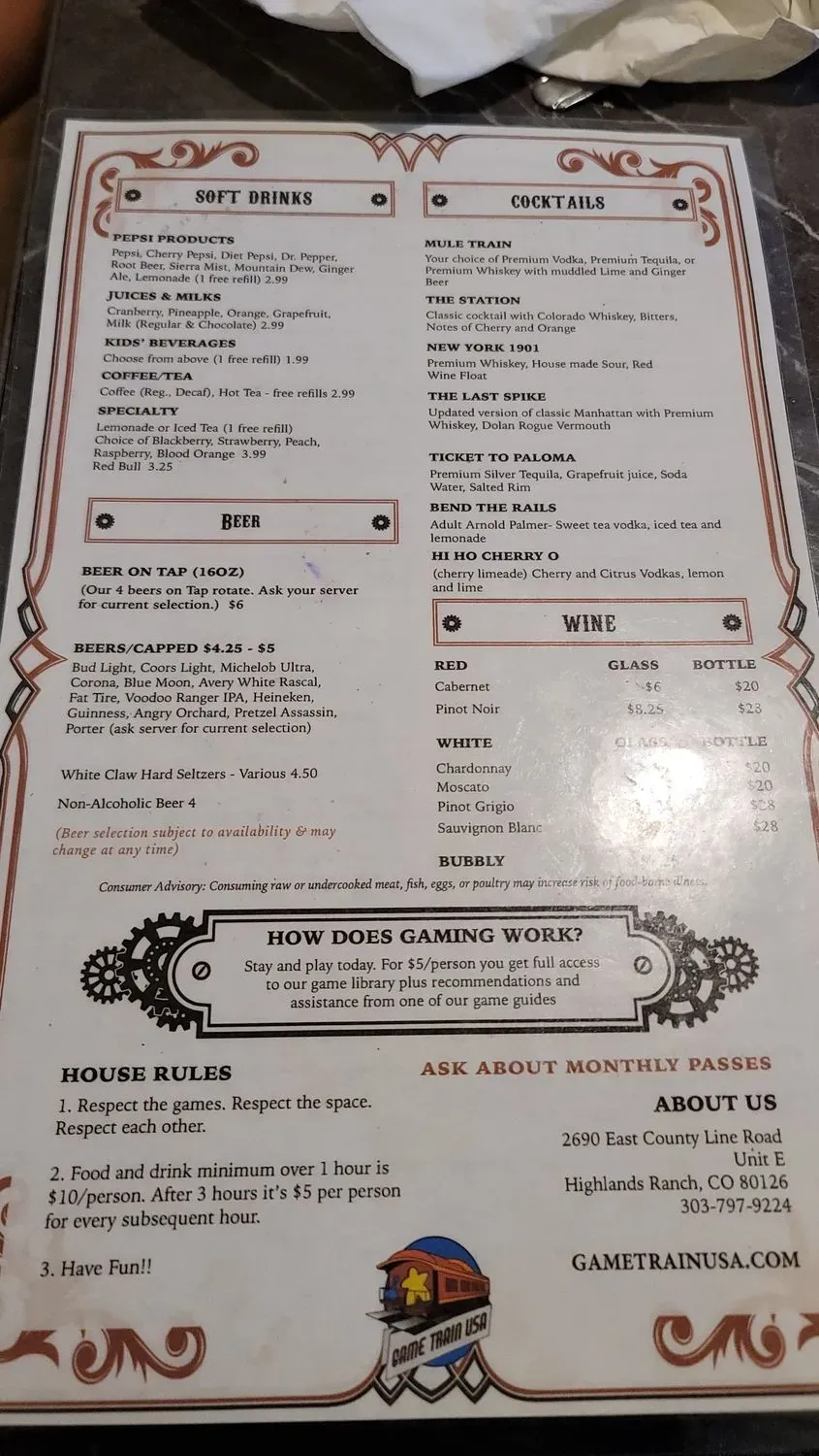 Menu 5