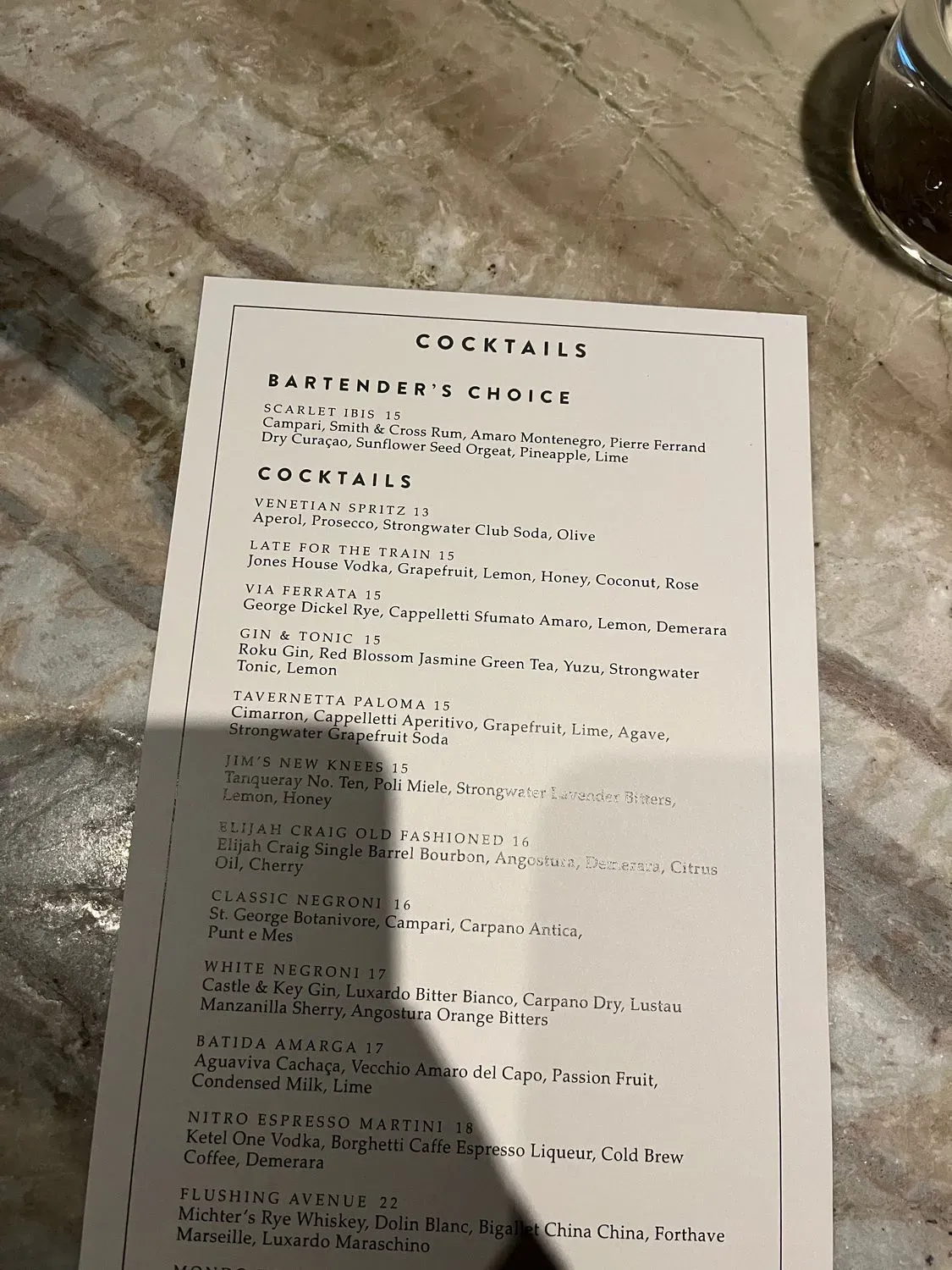 Menu 5