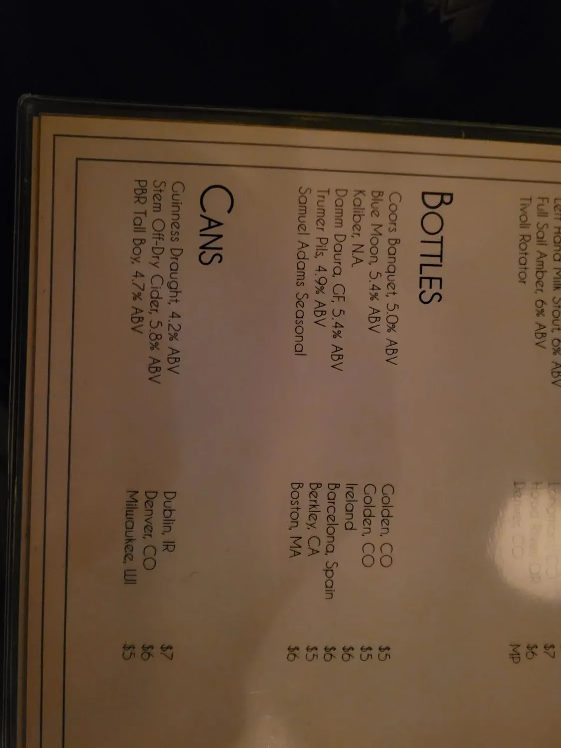 Menu 3