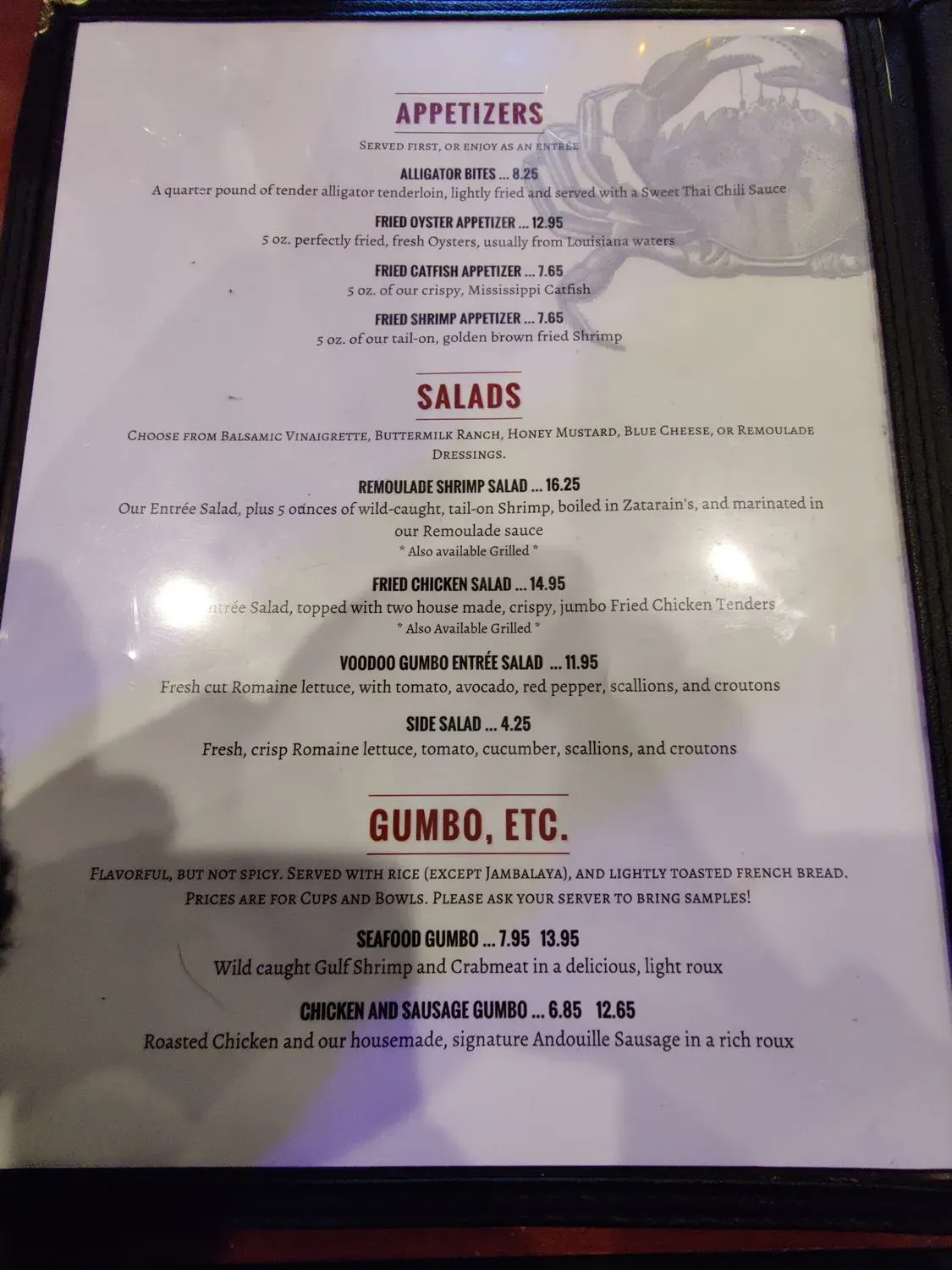 Menu 6