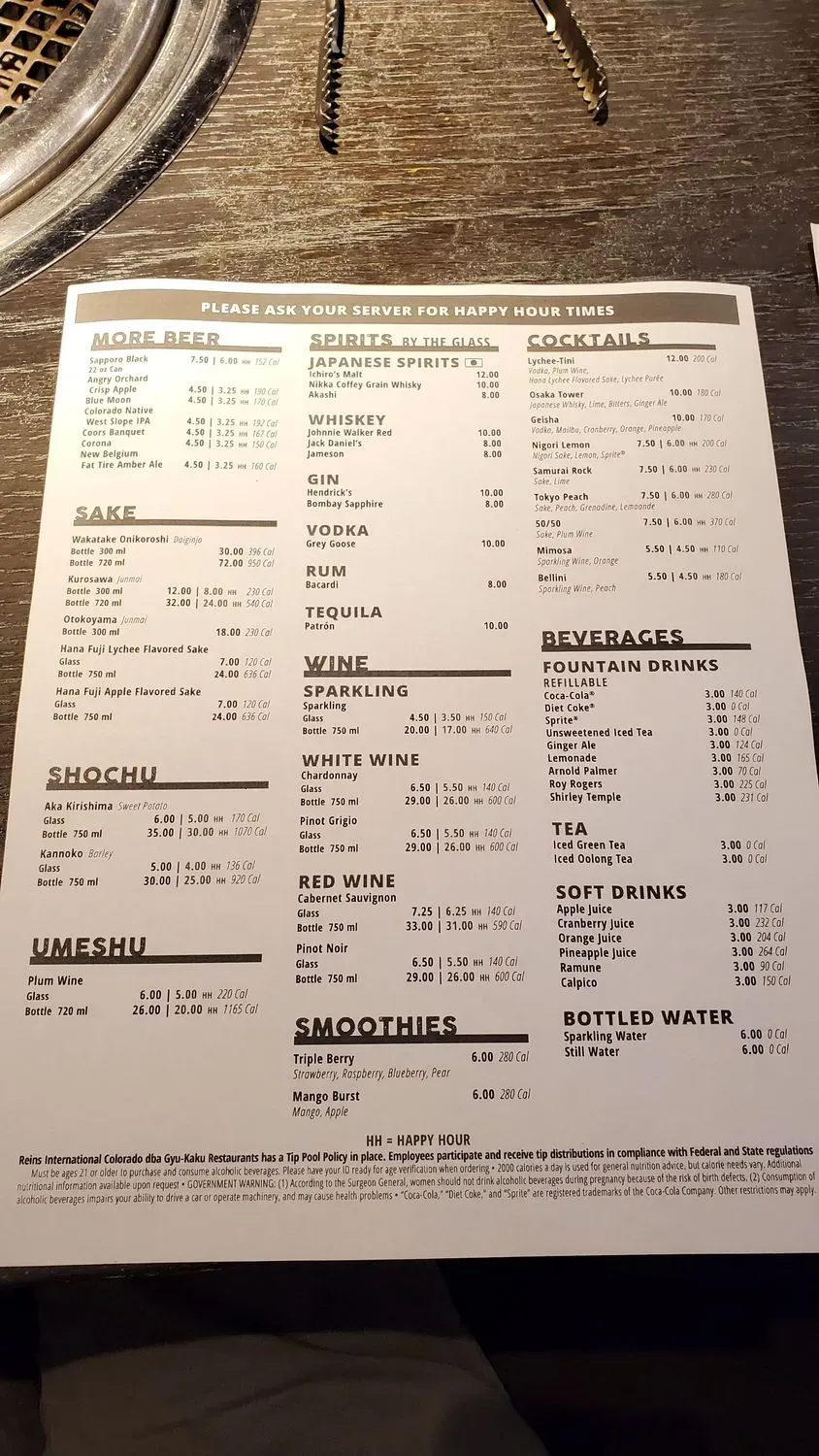 Menu 2