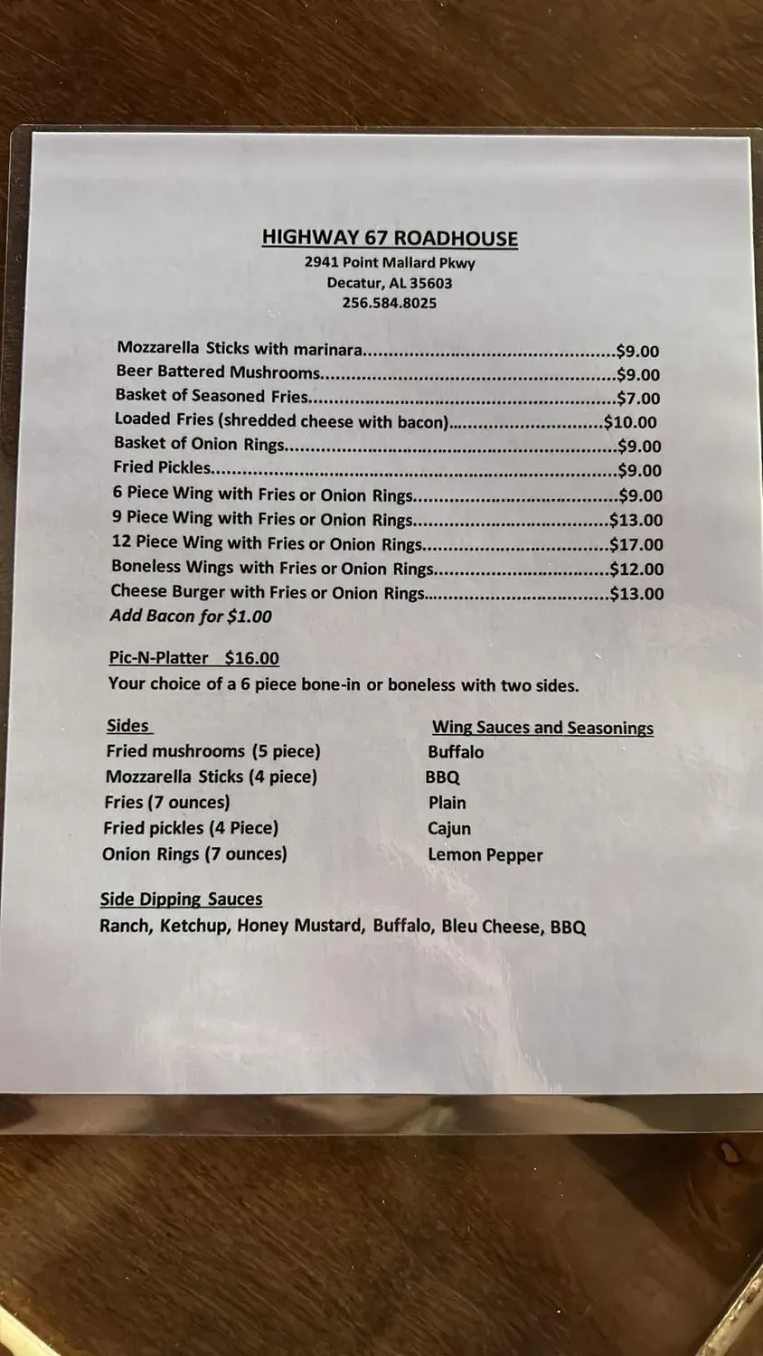 Menu 3