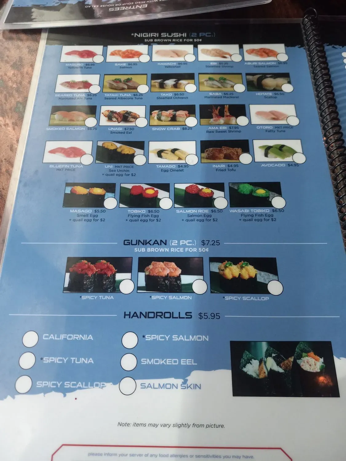 Menu 3