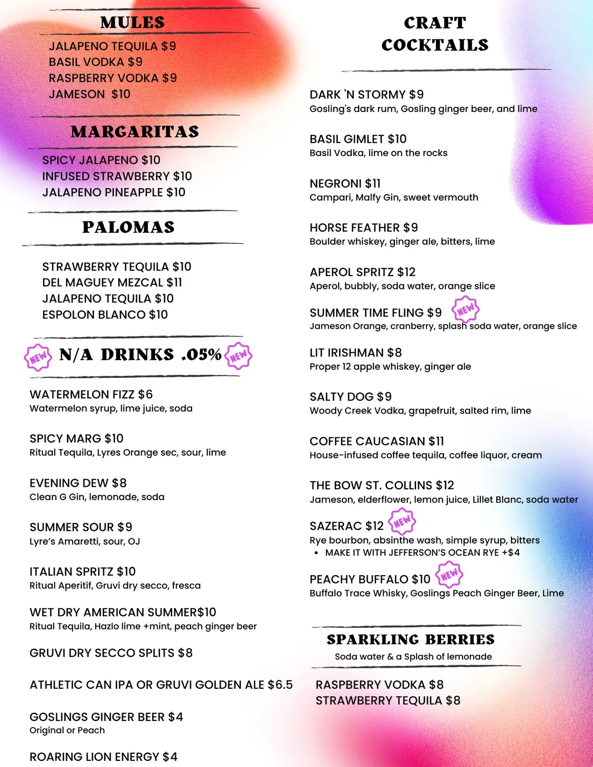 Menu 2