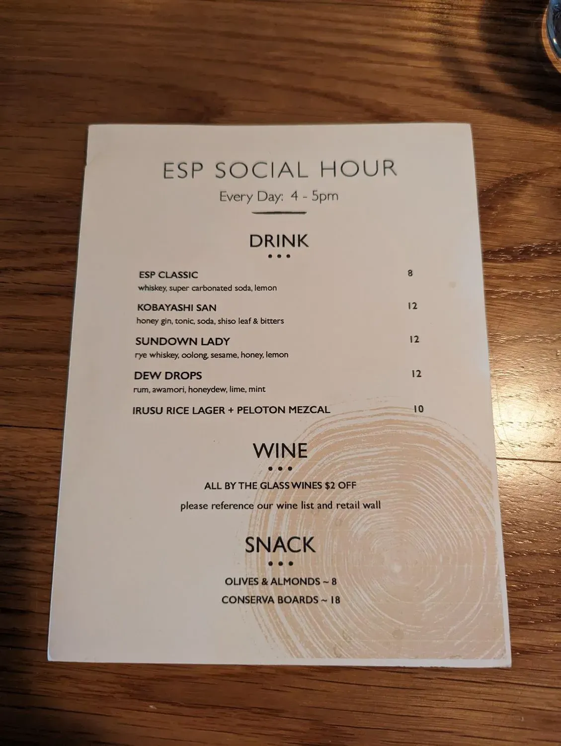 Menu 4