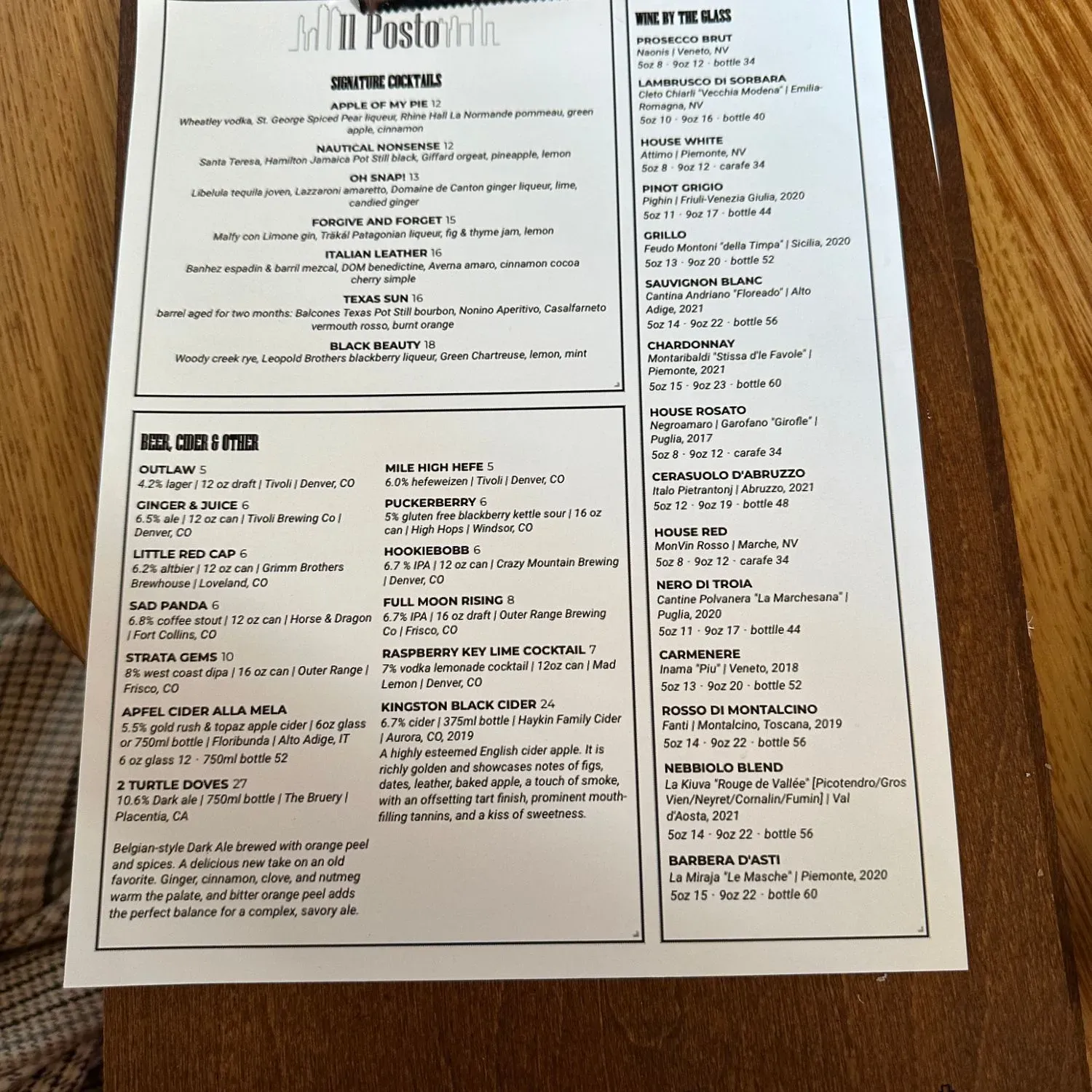 Menu 2