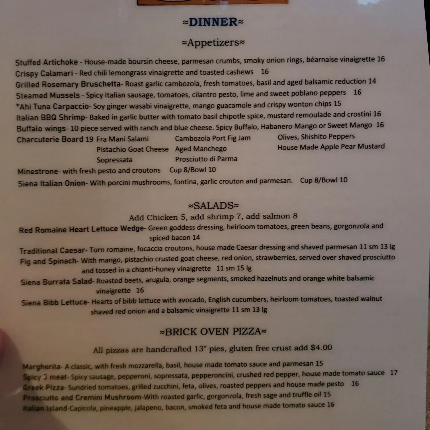 Menu 2