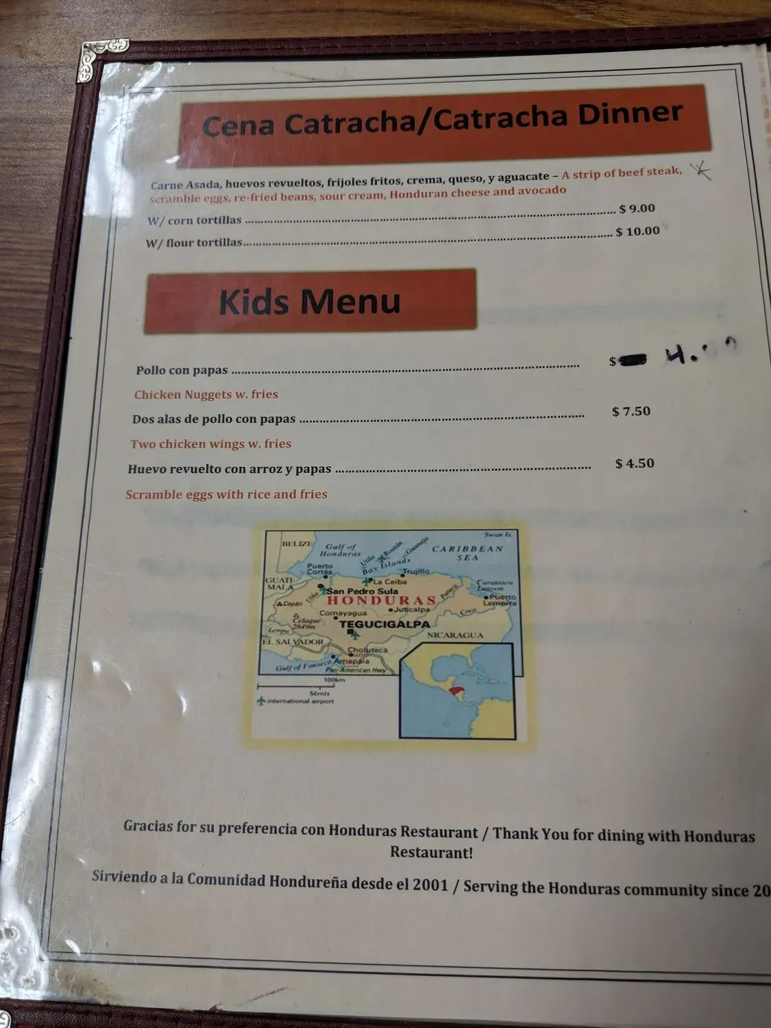 Menu 5