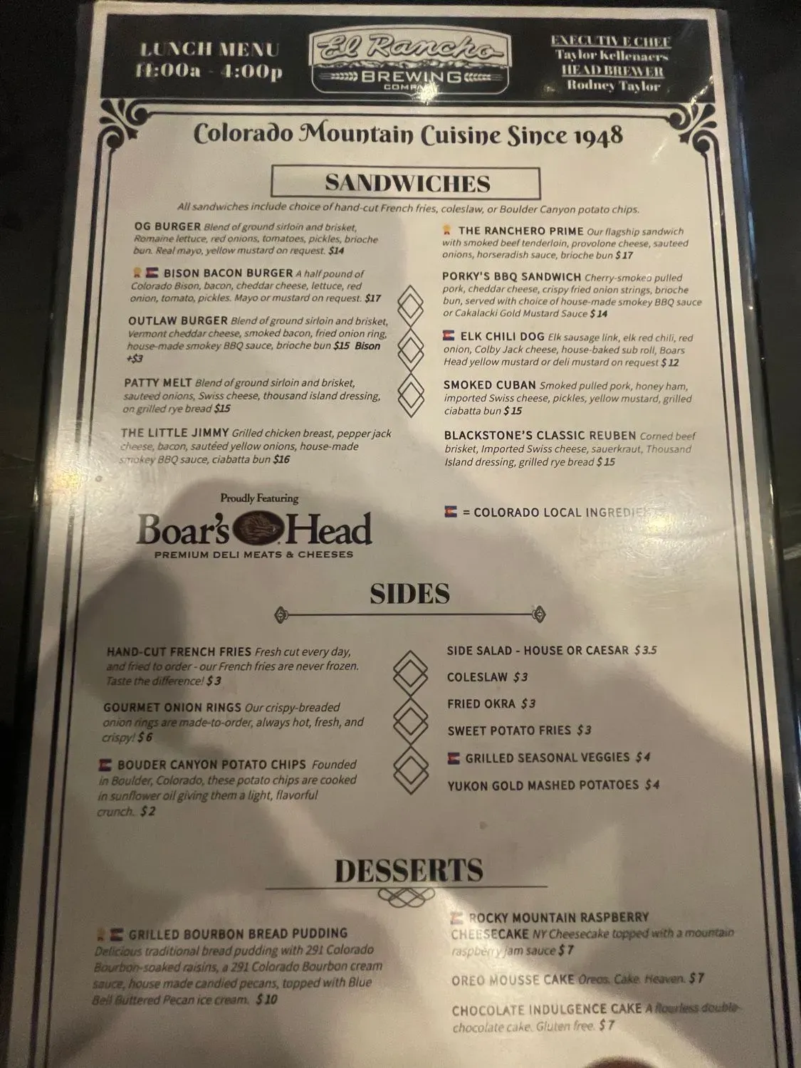 Menu 6