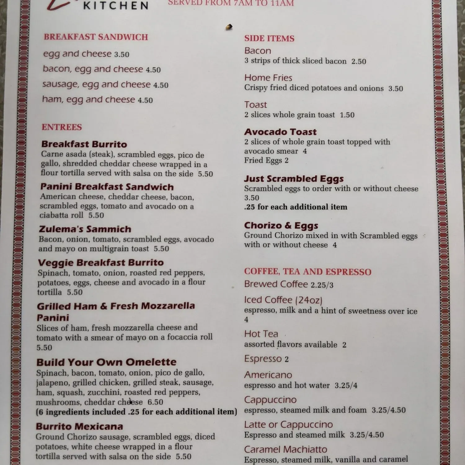 Menu 2