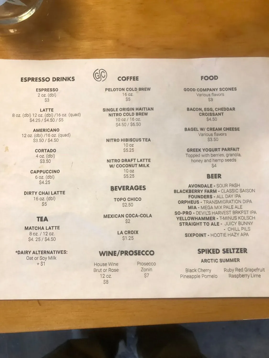 Menu 6