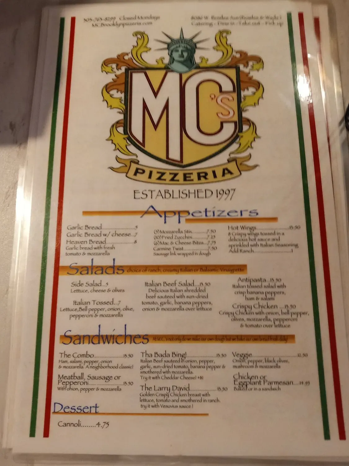 Menu 2