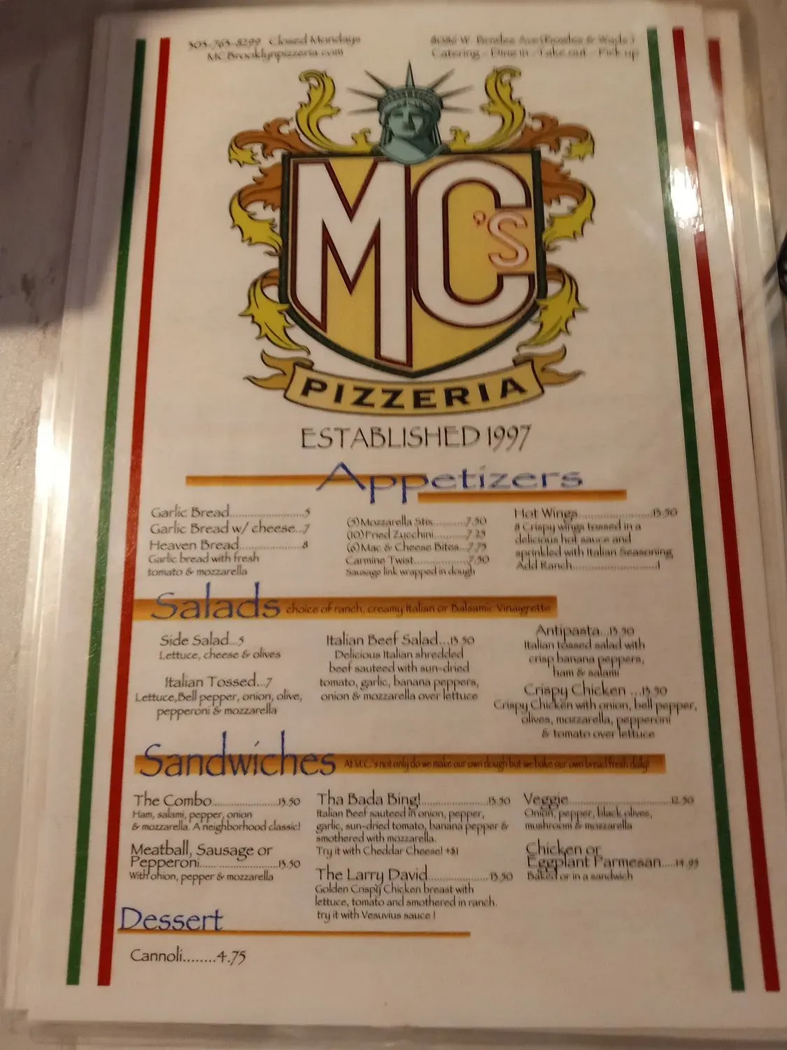 Menu 2