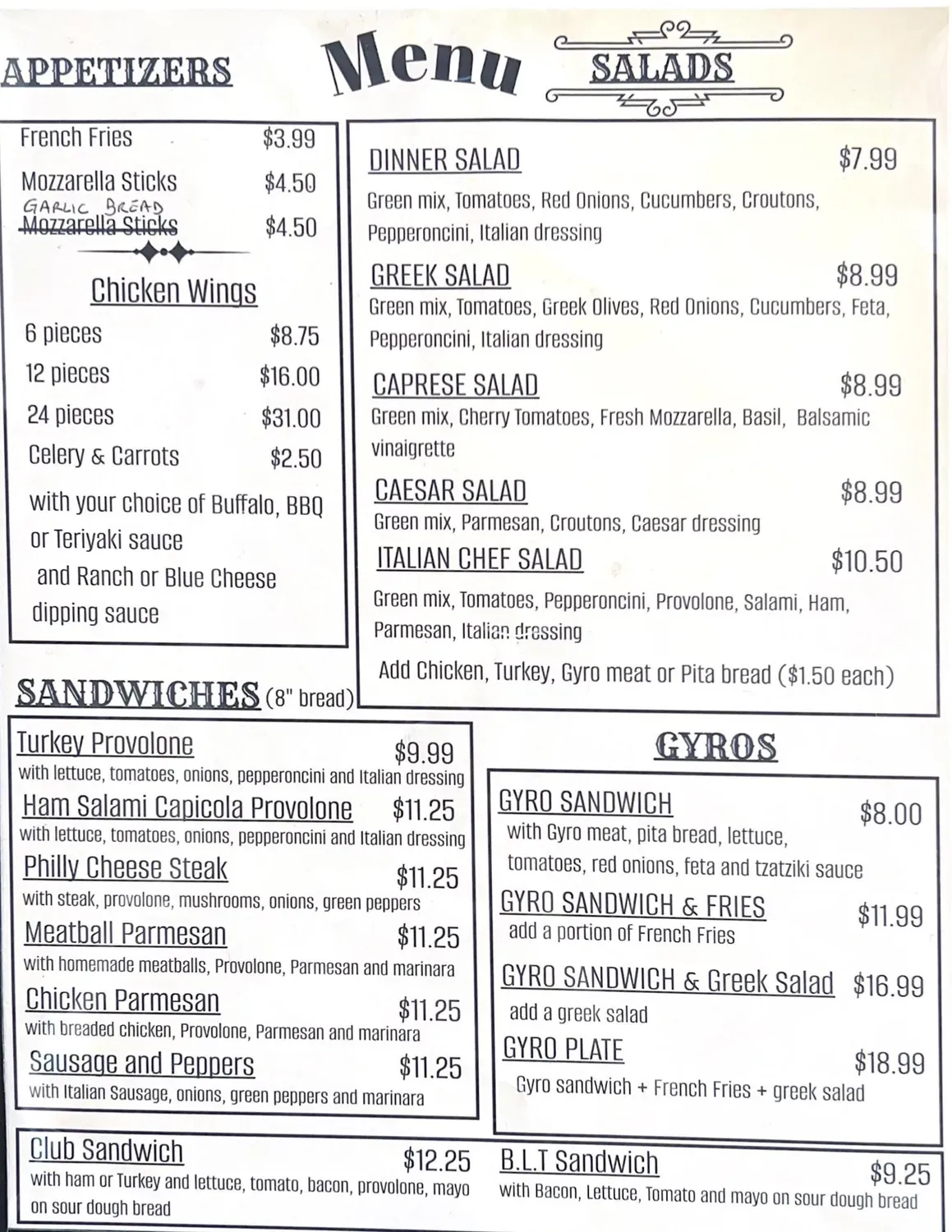 Menu 2