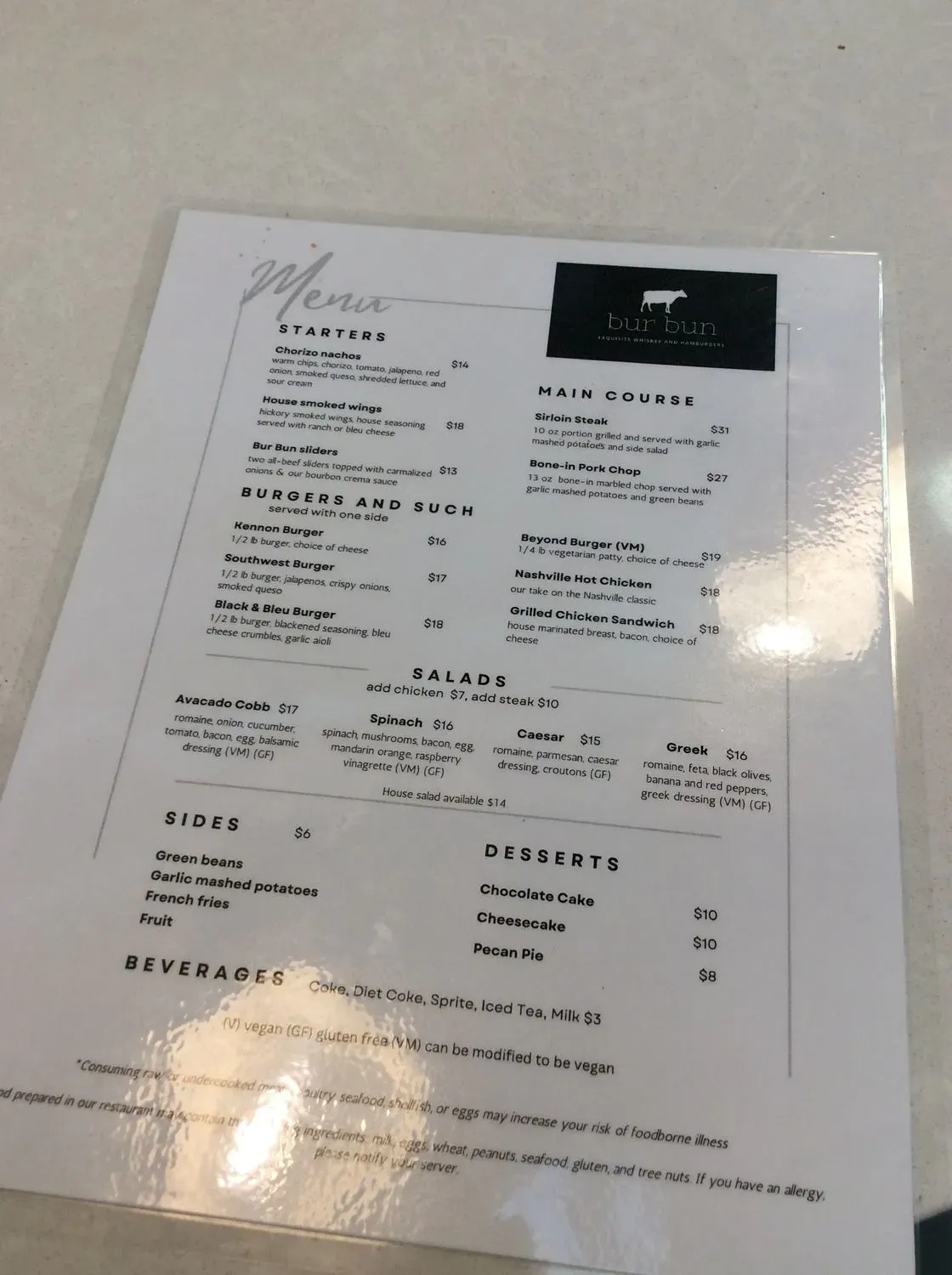 Menu 6