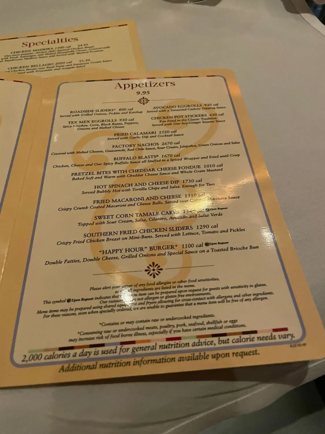 Menu 2