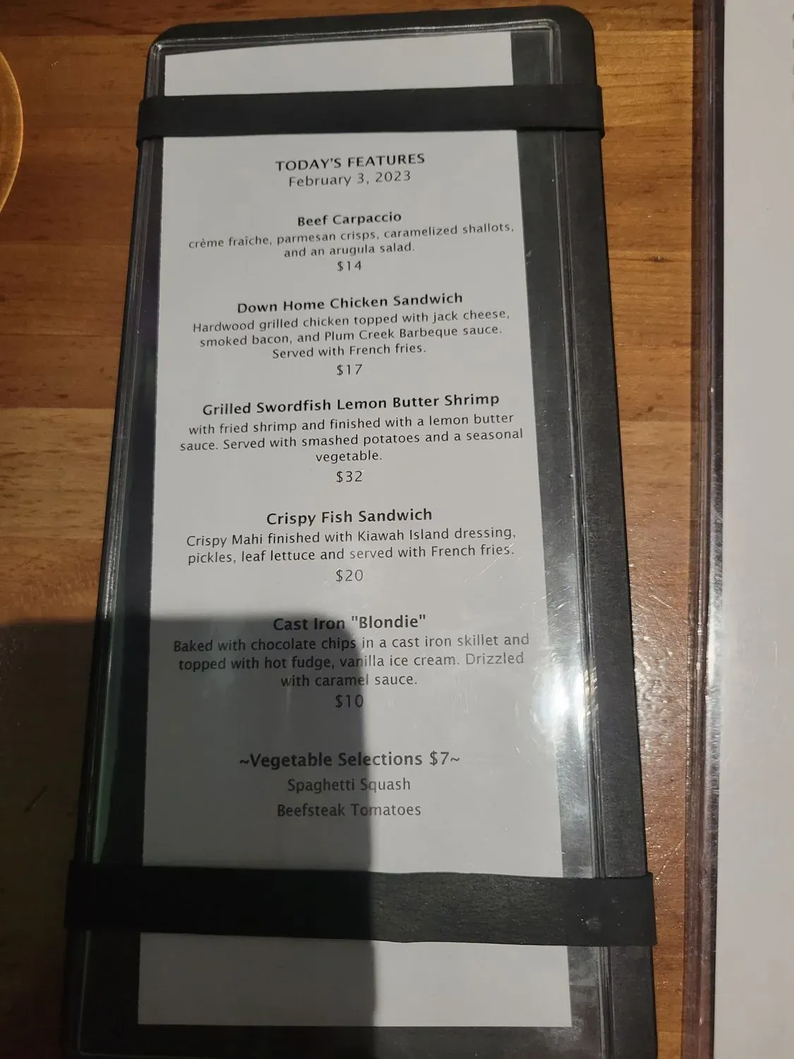 Menu 2