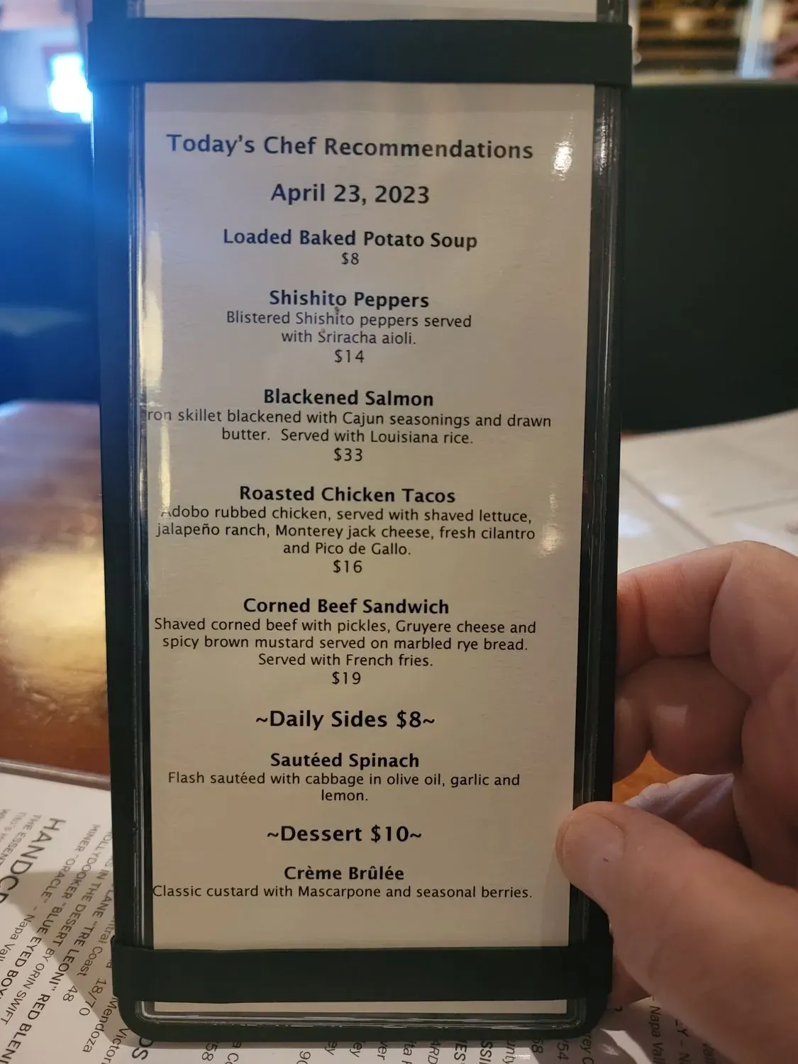 Menu 6