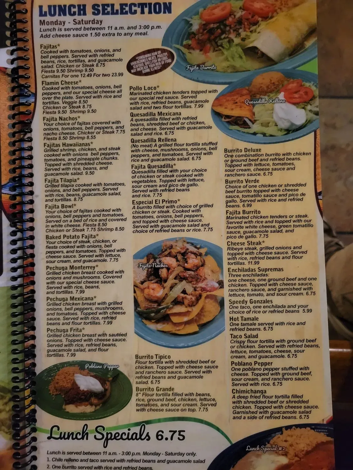 Menu 6