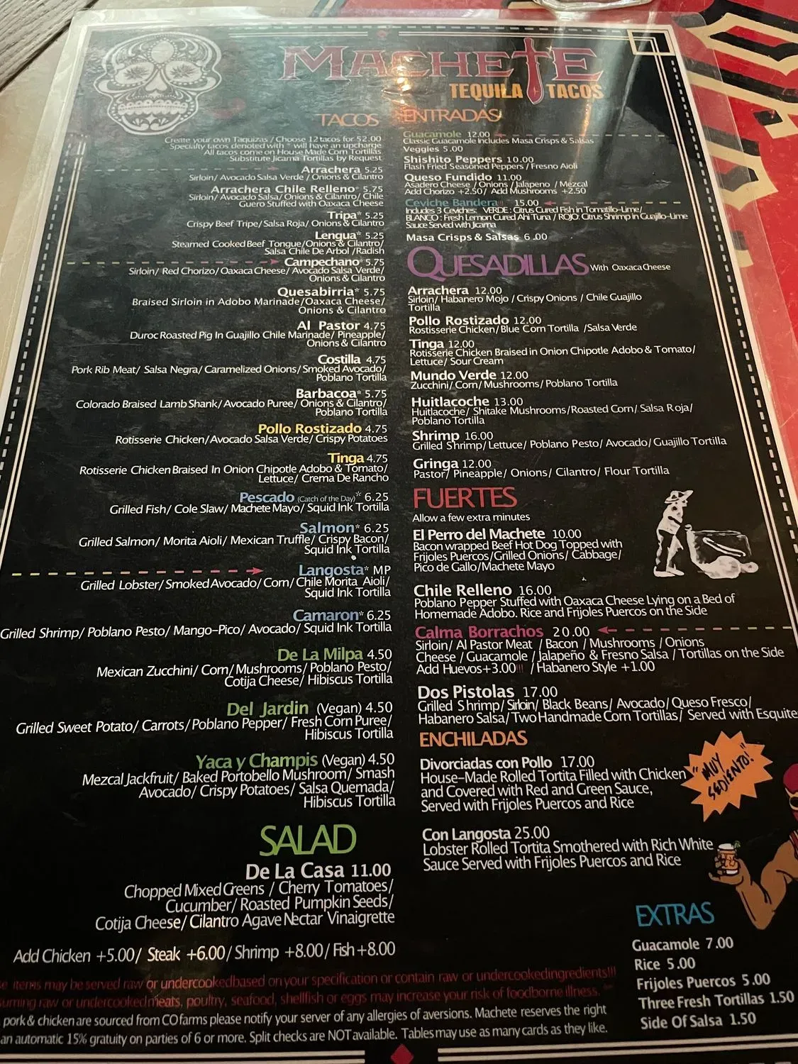 Menu 5