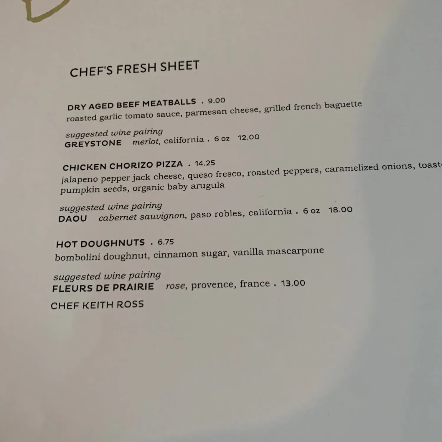 Menu 2