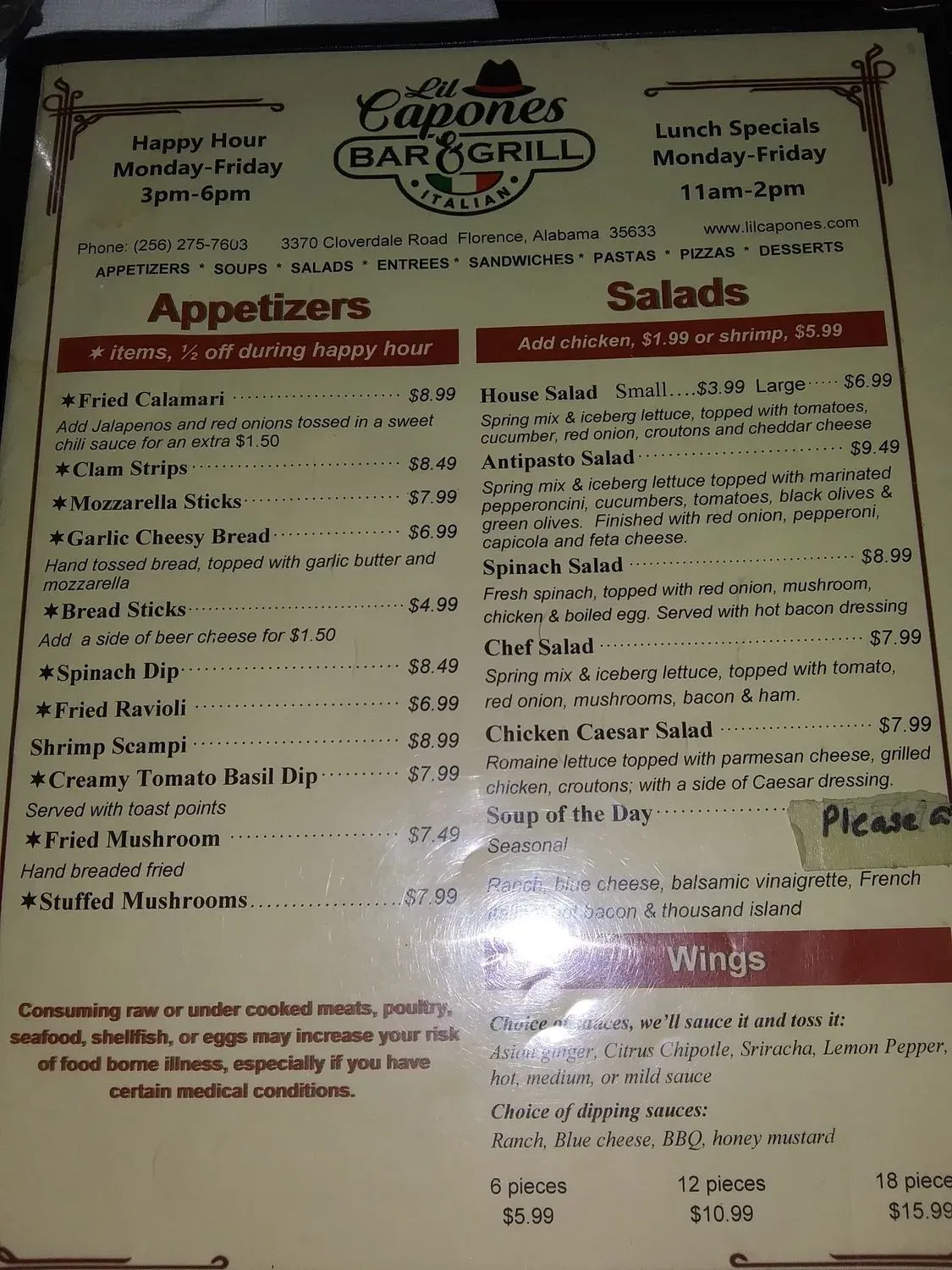 Menu 4