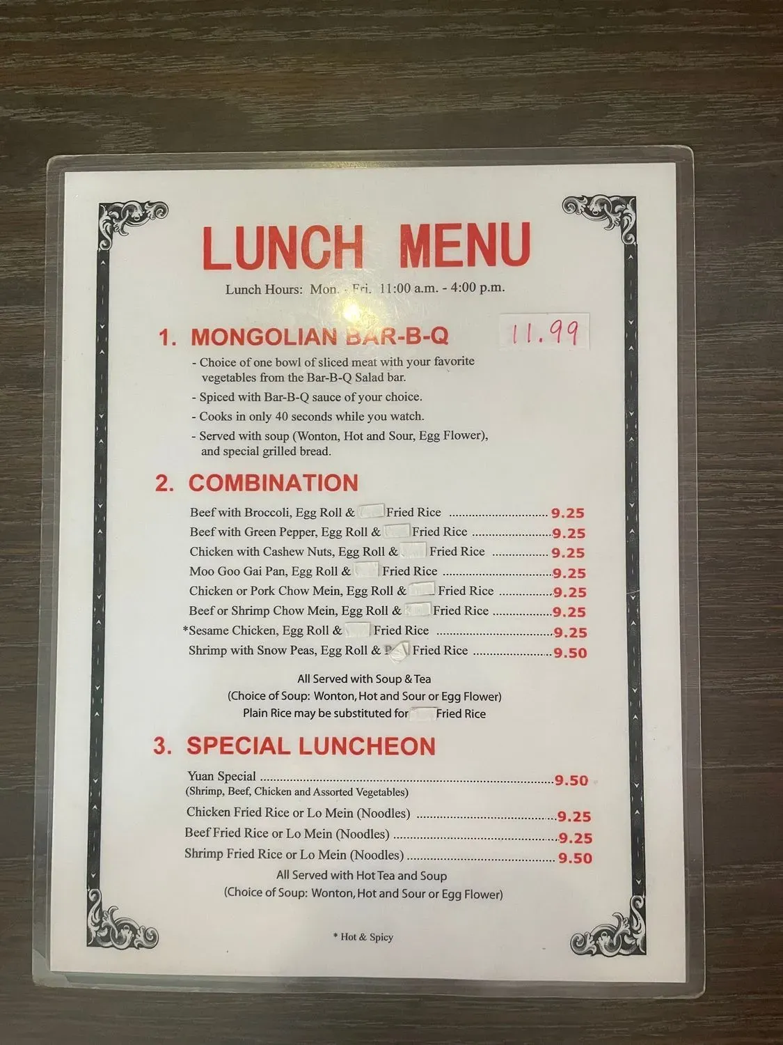 Menu 4