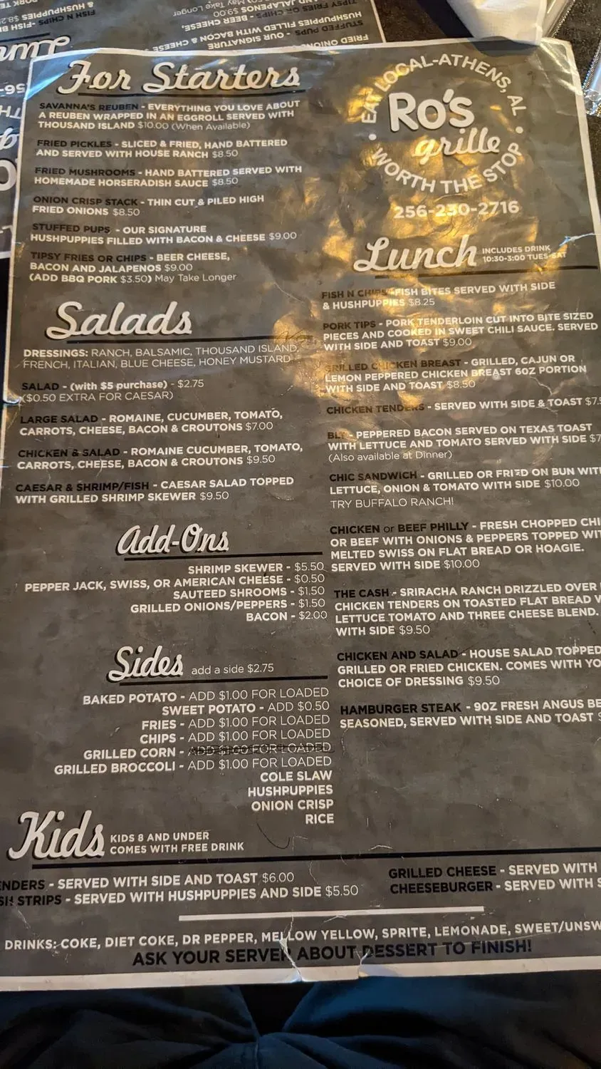 Menu 6