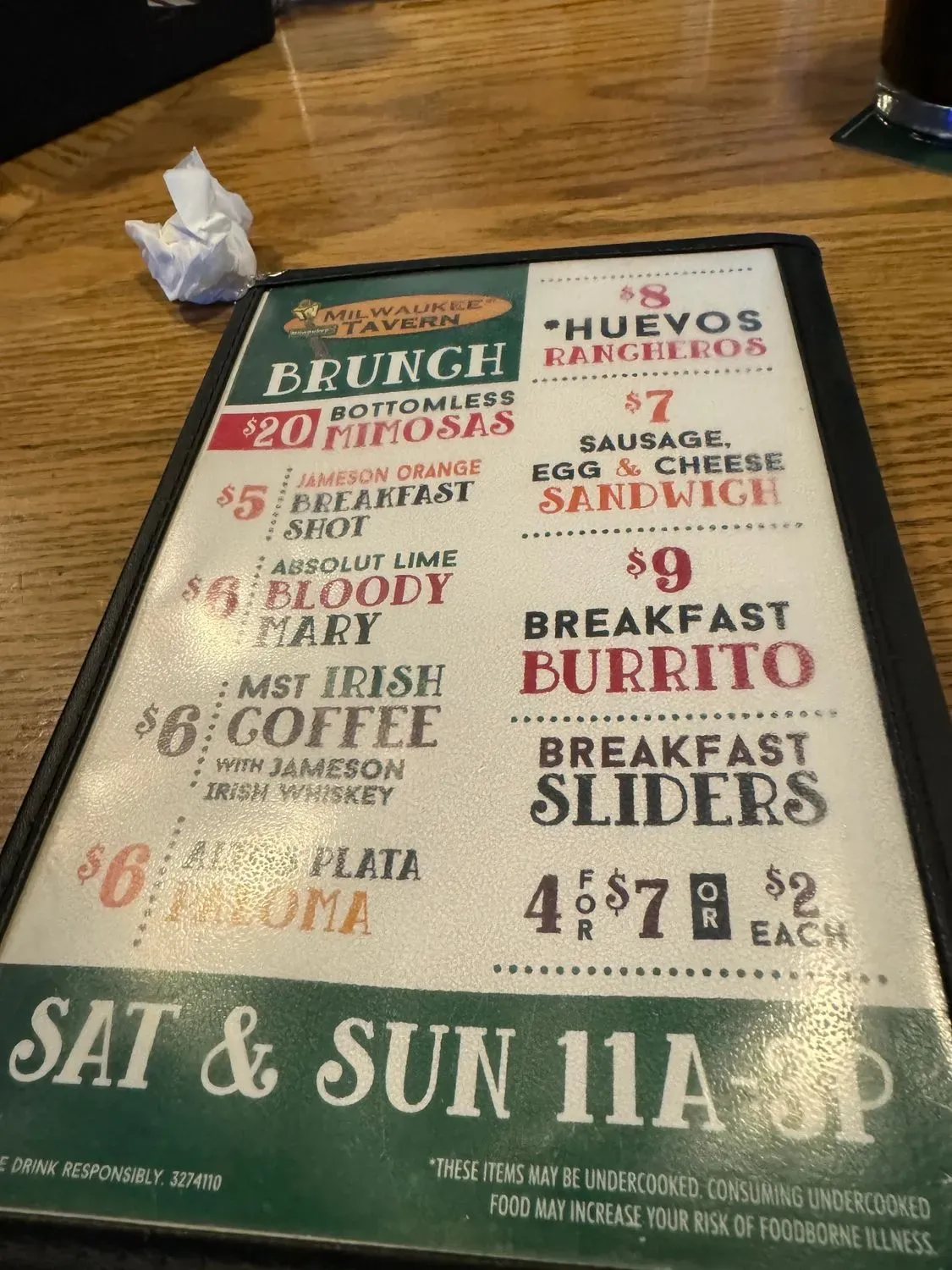 Menu 4