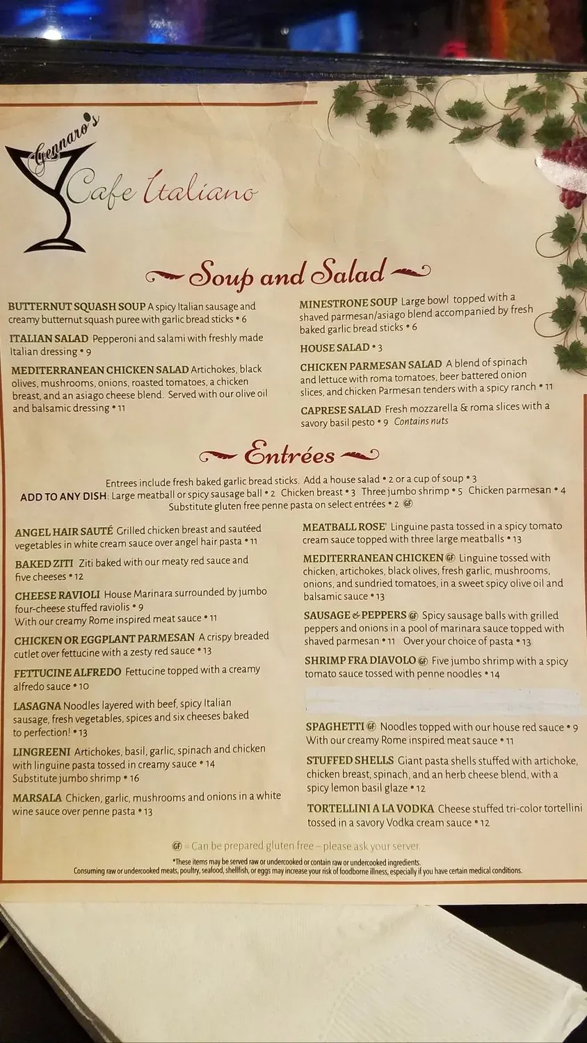 Menu 3