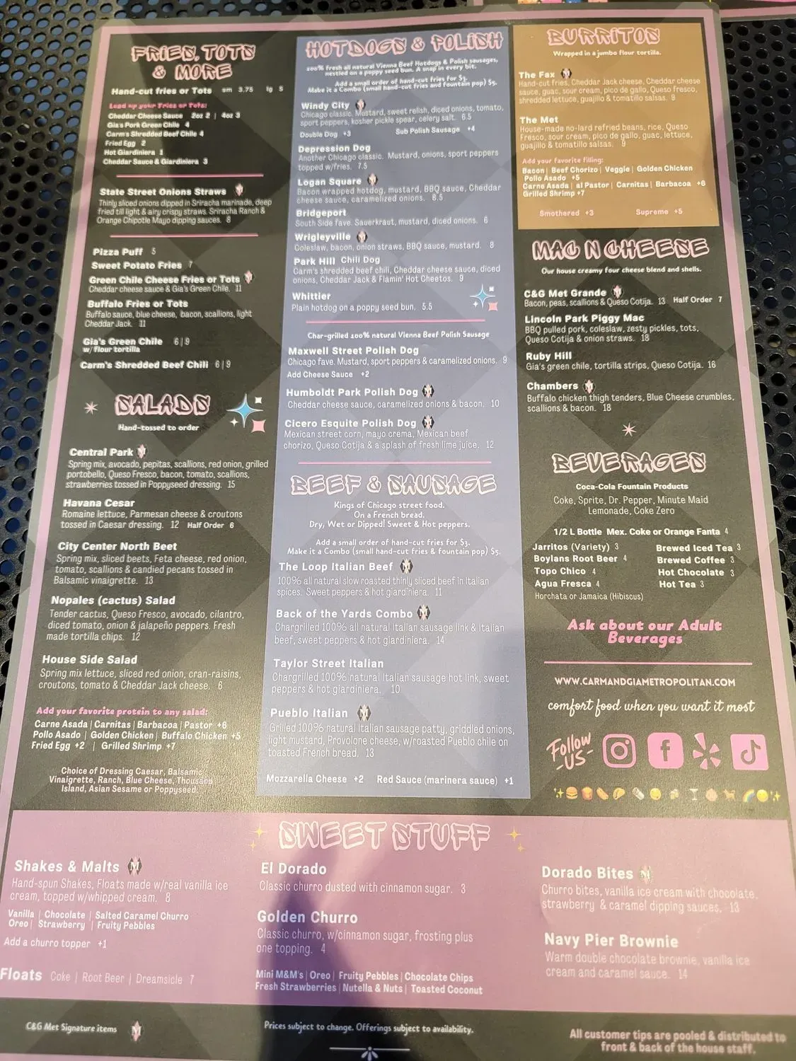 Menu 2