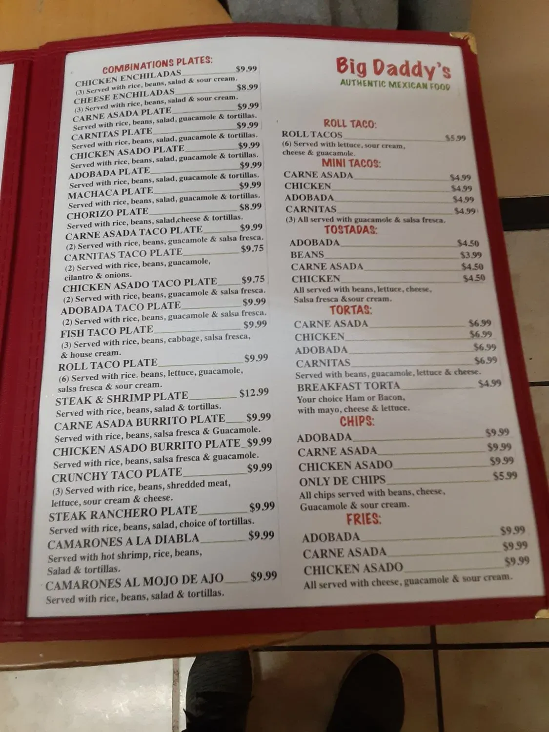 Menu 3