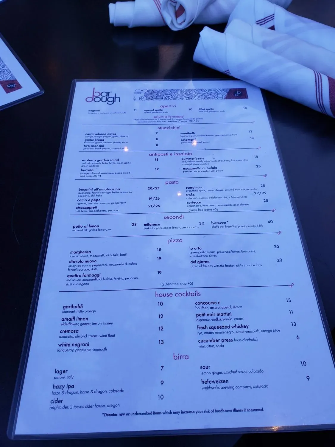 Menu 2