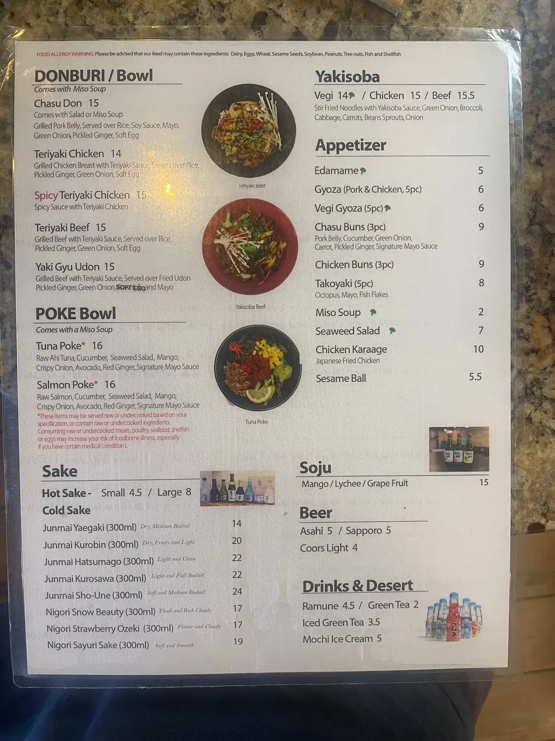 Menu 6