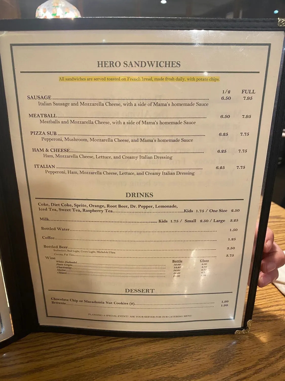 Menu 5