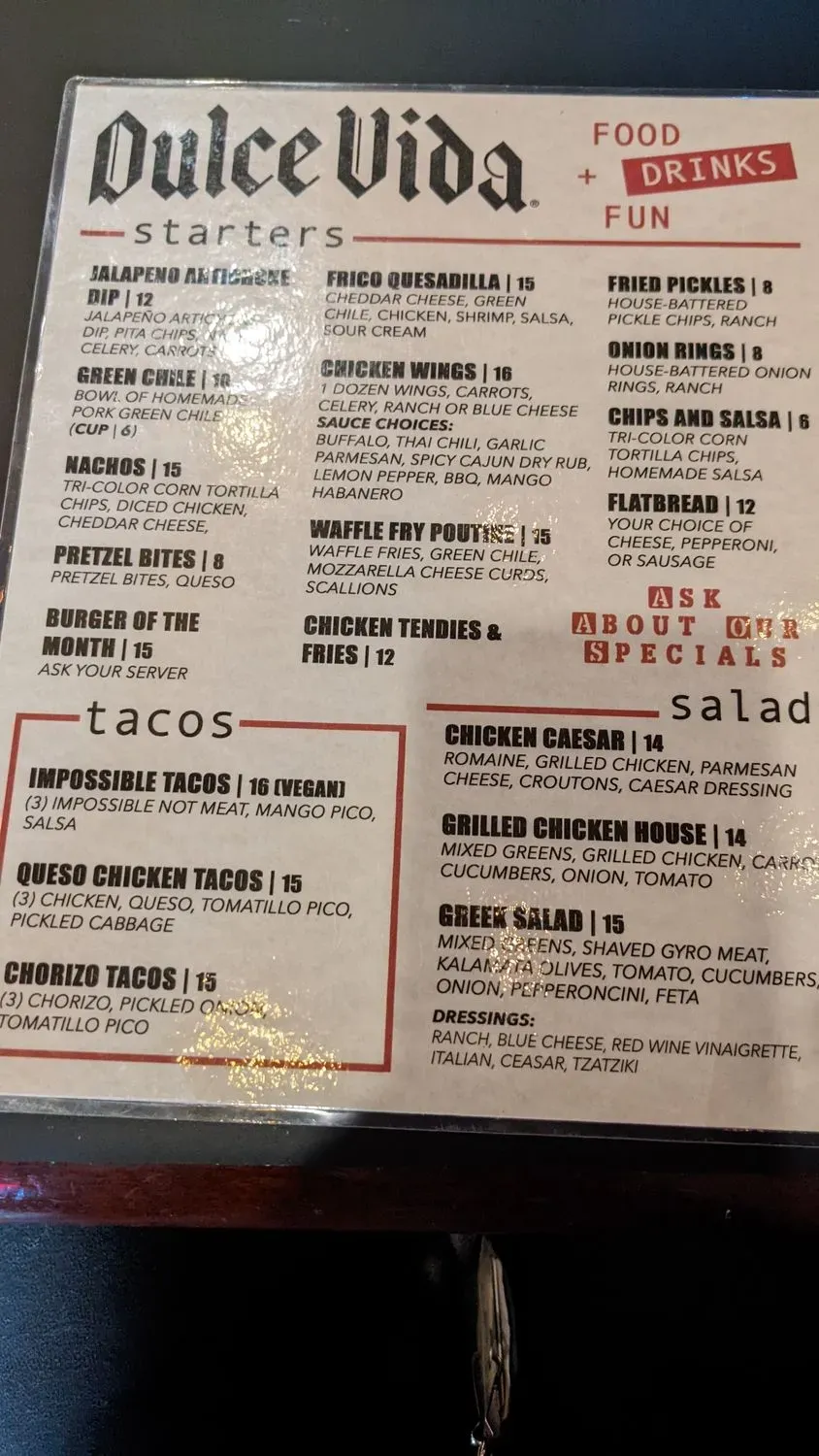 Menu 5