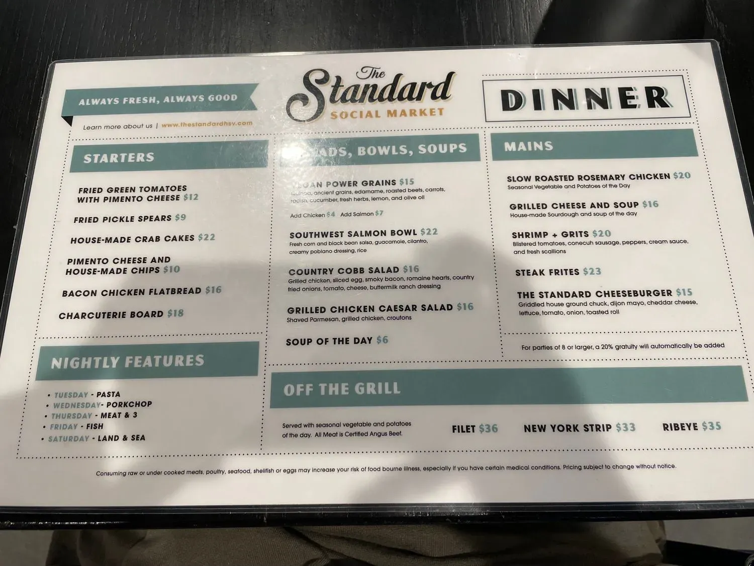 Menu 4