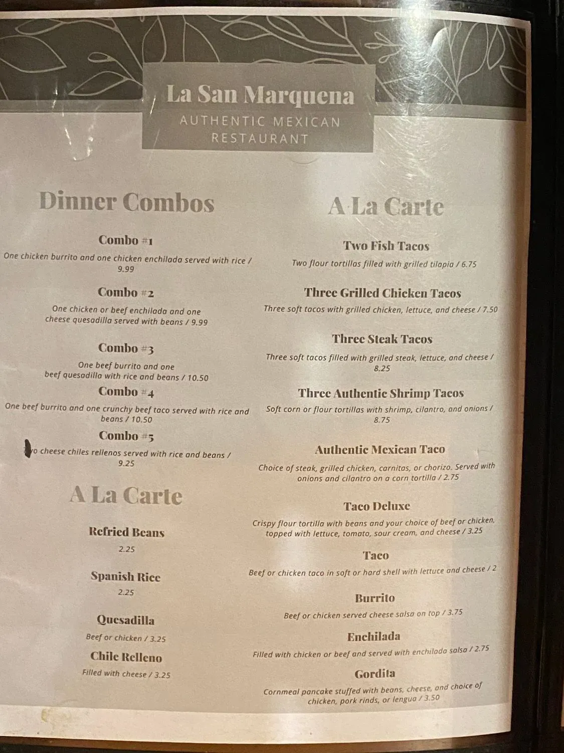 Menu 6