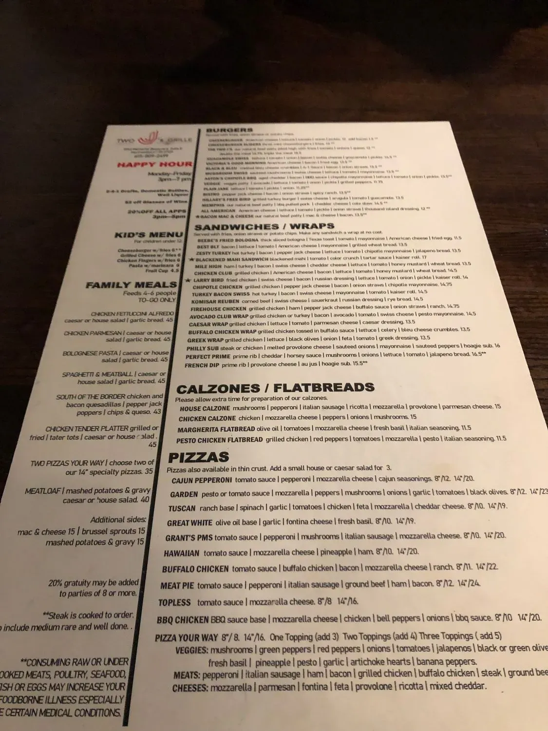 Menu 6