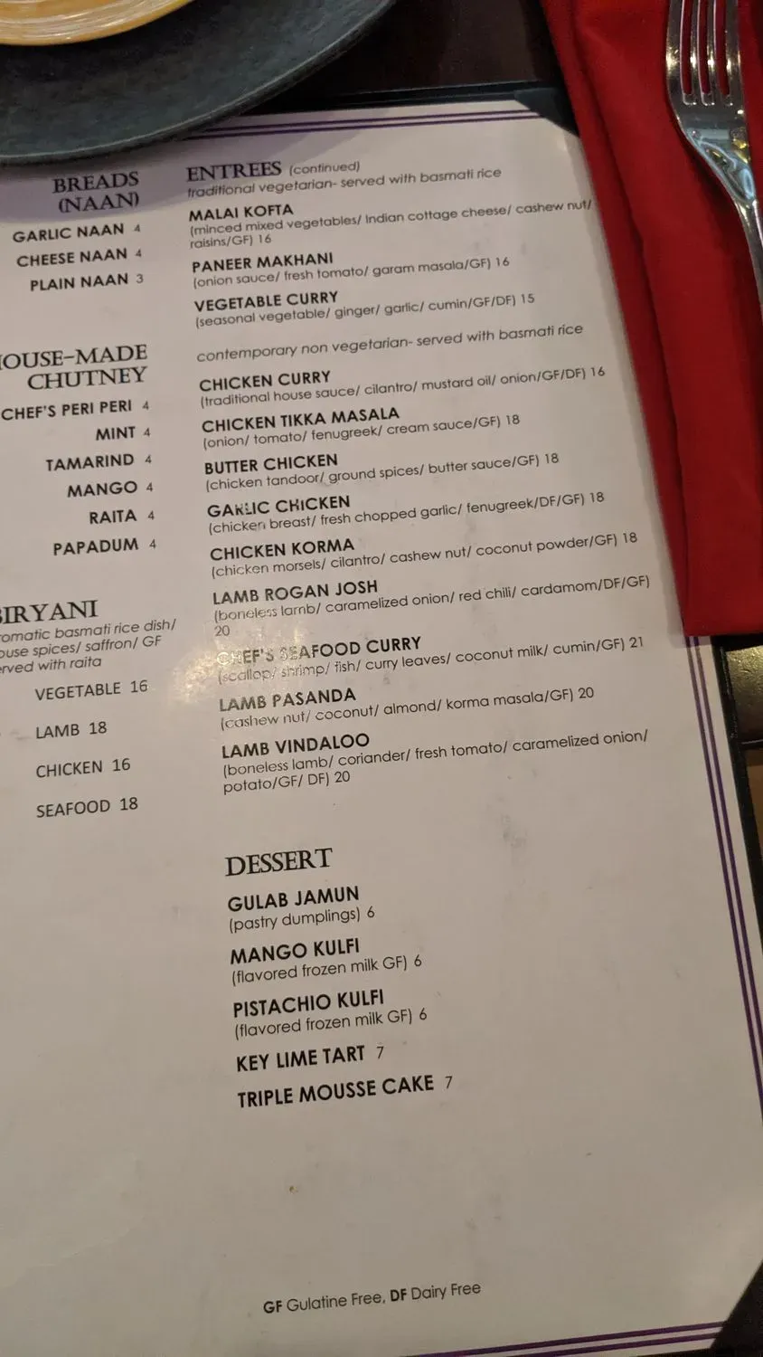 Menu 5