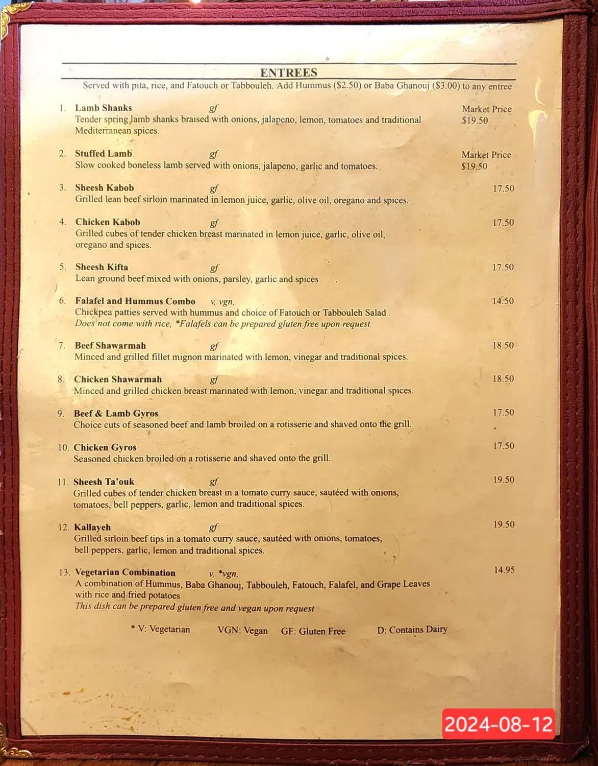 Menu 4