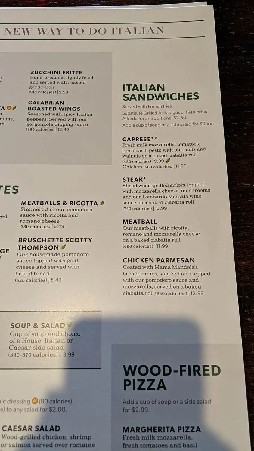 Menu 5